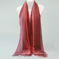 Hot Selling fashion lady chevron vermelho 100% lenço de caxemira